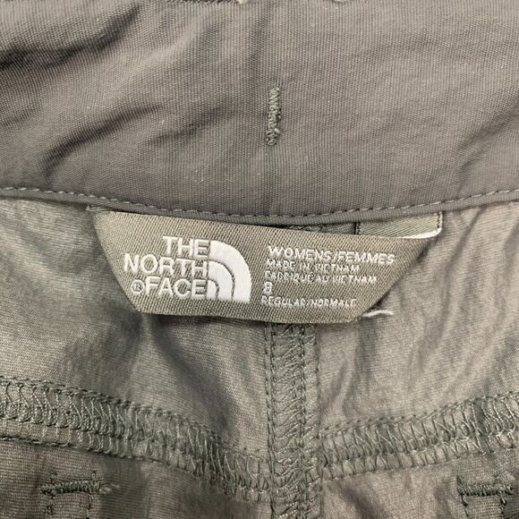The North Face Cargo Pant Women 8 Gray Stretch Nylon Paramount Convertible Short - Picture 8 of 12